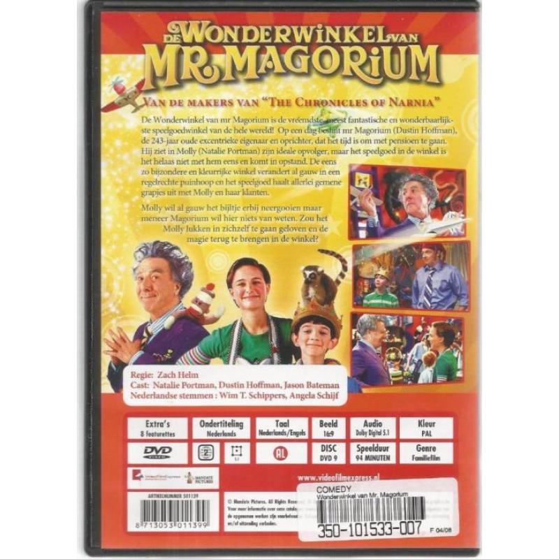 DE WONDERWINKEL van MR.MAGORIUM, Nederlands Gesproken