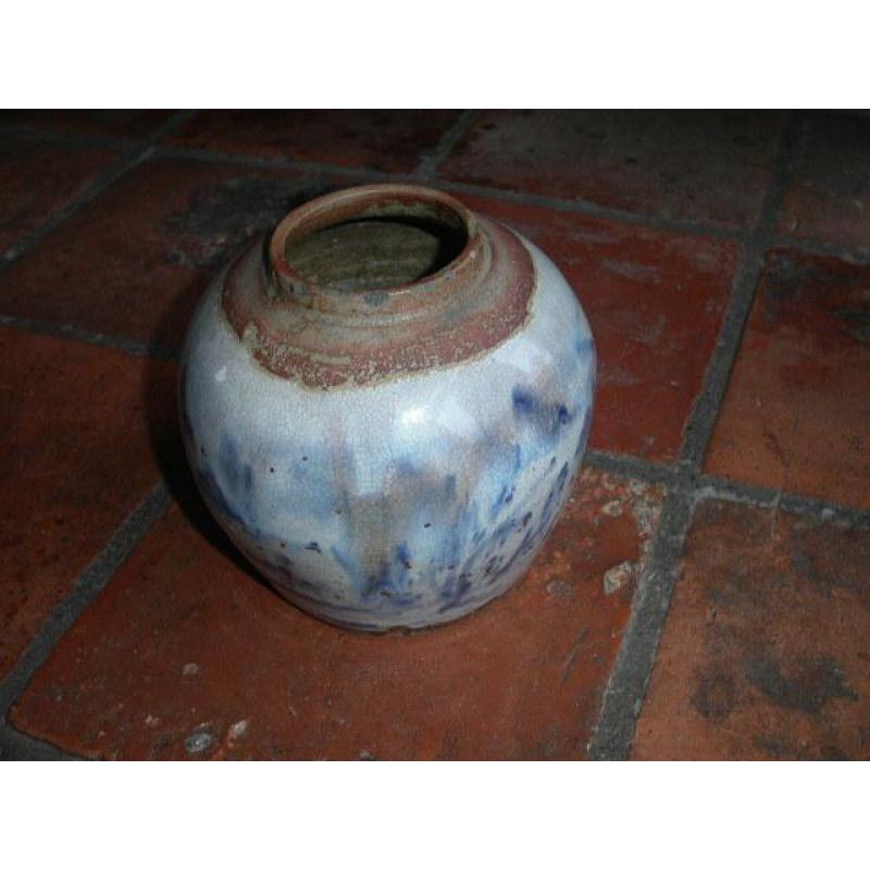 19e eeuwse gave aardewerk pot chinees