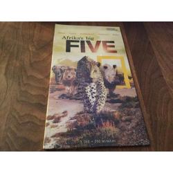 3 DVD's. Afrika's big five! Nieuw in de verpakking!