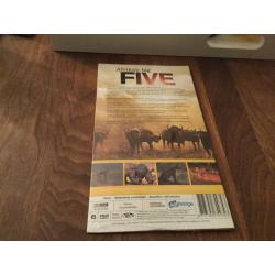 3 DVD's. Afrika's big five! Nieuw in de verpakking!