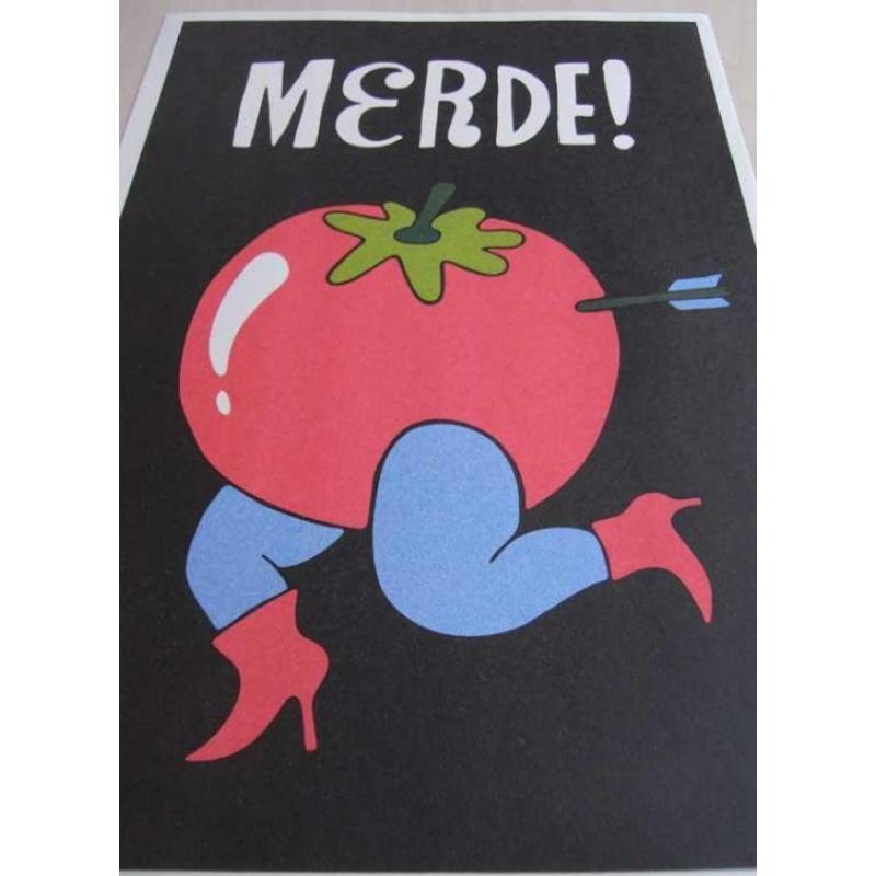 Piet Parra limited print Merde!