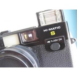 Minolta Hi matic S/ Leuke oude camera met hoes