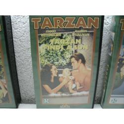 VHS tarzan 5 films jhonny weismuller