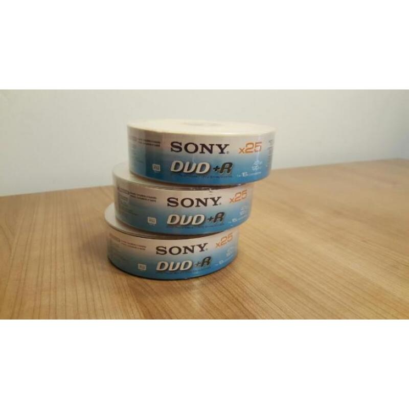 Sony DVD+R schijfbare DVD verpakt per 25 stuks