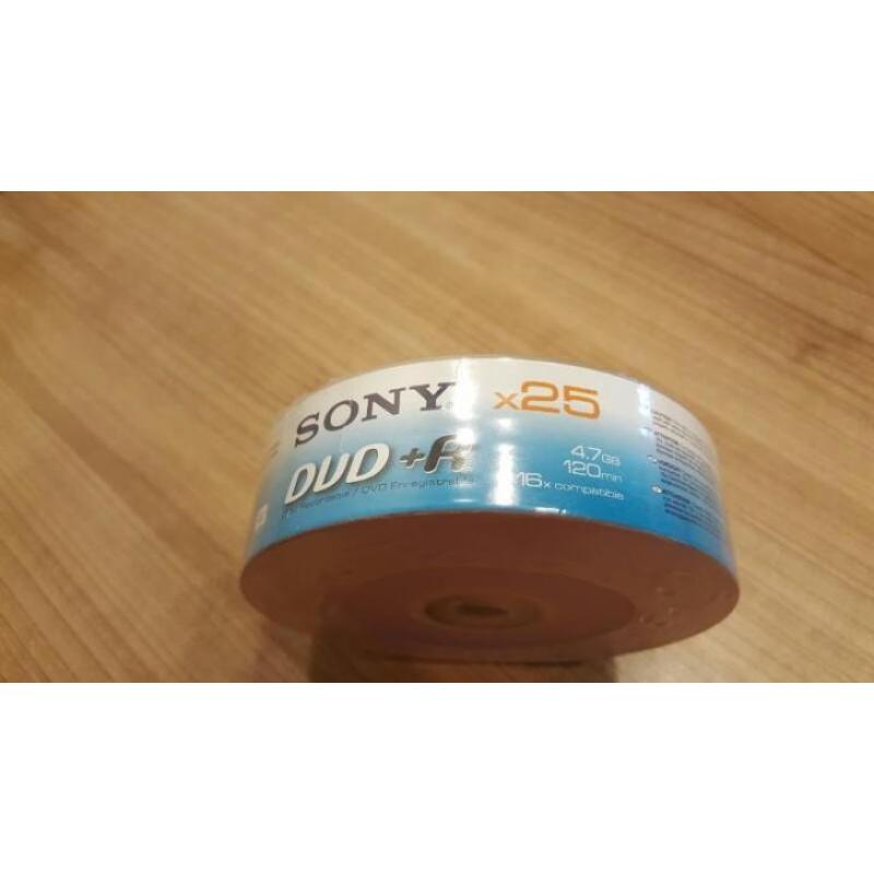 Sony DVD+R schijfbare DVD verpakt per 25 stuks