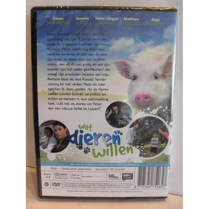 Wat Dieren Willen (orginele dvd) NIEUW !!!