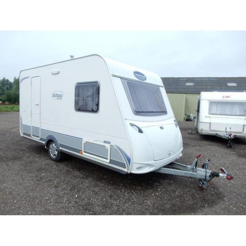 Caravelair Ambiance Style 400 Mover Dwarsbed Treinzit