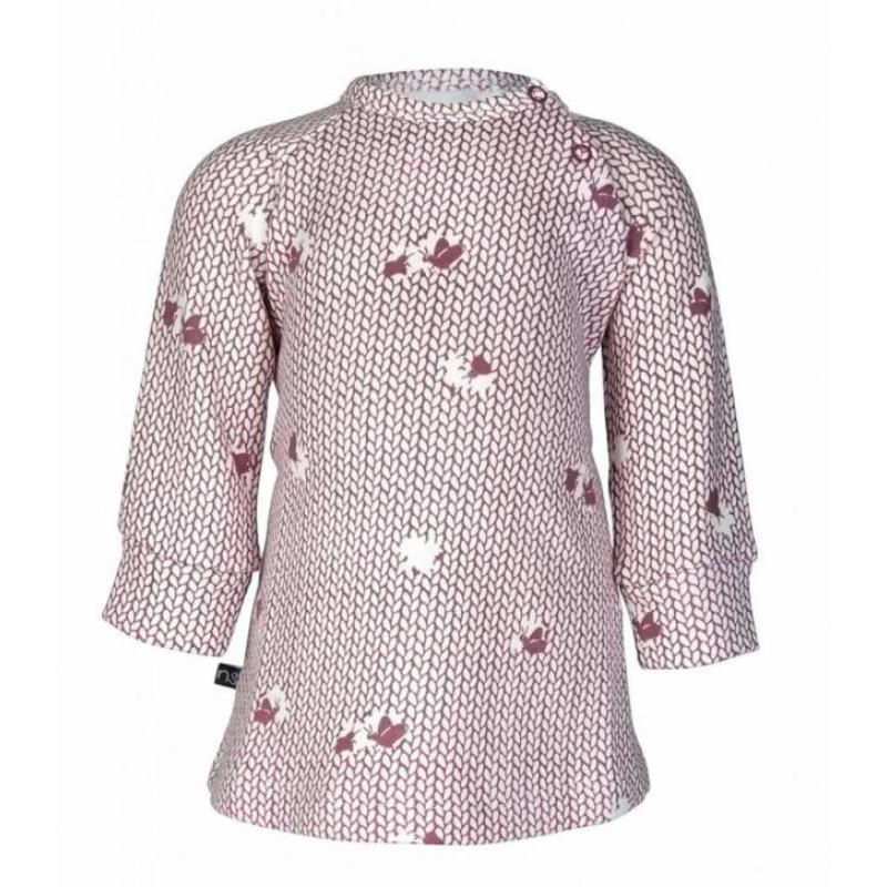 Noeser Pleun sweaterdress moths raspberry