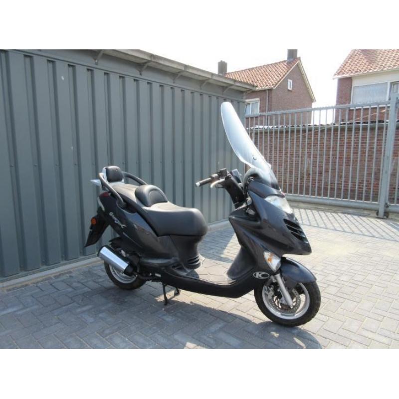 Kymco Grand Dink 45 km Blauw Bj: 2008 | 21000 Mist spiegel