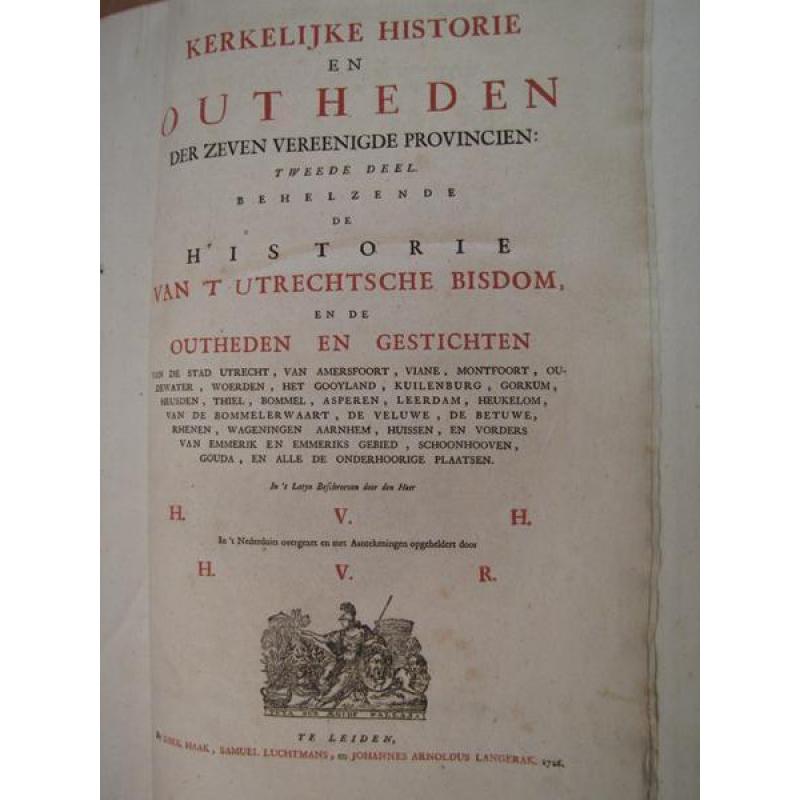 8953 antiquarische boeken kerkelijke historie 1716 sp € 150