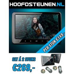 dvd schermen xtrons 10.1-inch met games voor in de auto