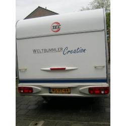 Mooie TEC Weltbummler 530K1 (twee vaste 1 persoons bedden)