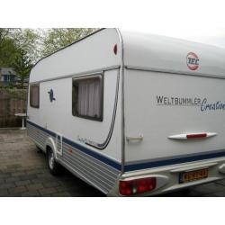 Mooie TEC Weltbummler 530K1 (twee vaste 1 persoons bedden)