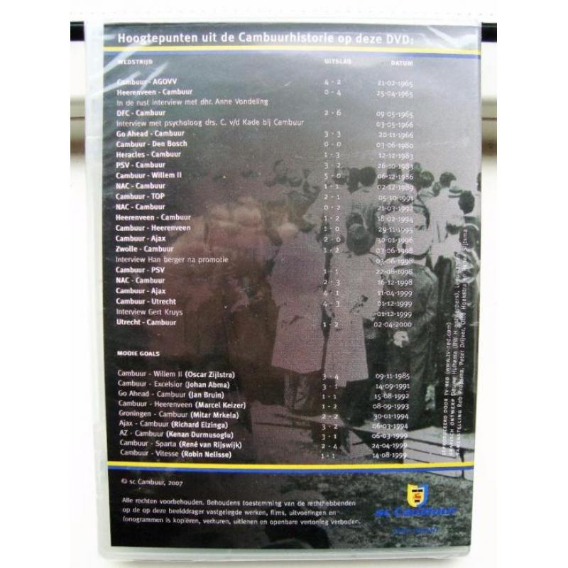 1964 - 2007 - Reunie hoogtepunten uit de cambuur historie in