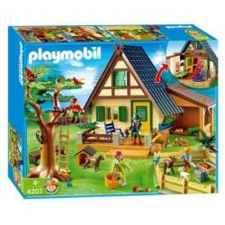 Playmobil Manege Boswachtershuis Dierenkliniek en meer