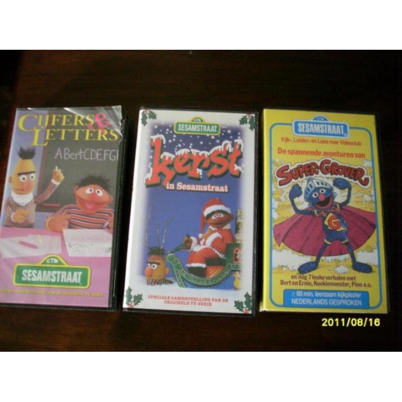 vhs Kerst in Sesamstraat - Cijfers & Letters - Bert & Ernie