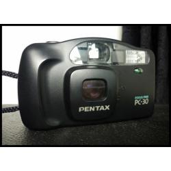 Pentax Camera / Fototoestel - Pentax PC-30 + Hoes - ZGAN