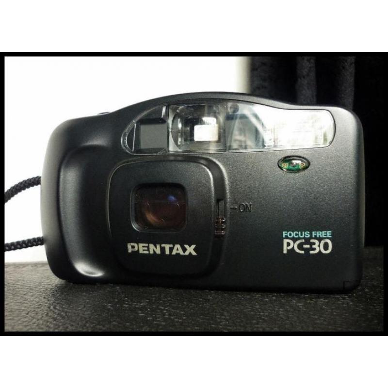 Pentax Camera / Fototoestel - Pentax PC-30 + Hoes - ZGAN