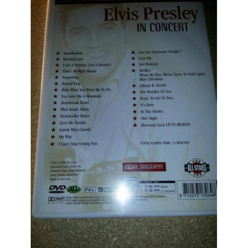 Elvis Presley - In concert (Love me tender) Nieuwstaat!!