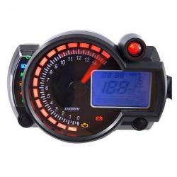 Adjustable Motorcycle Digital Speedometer LCD Digital Odo...