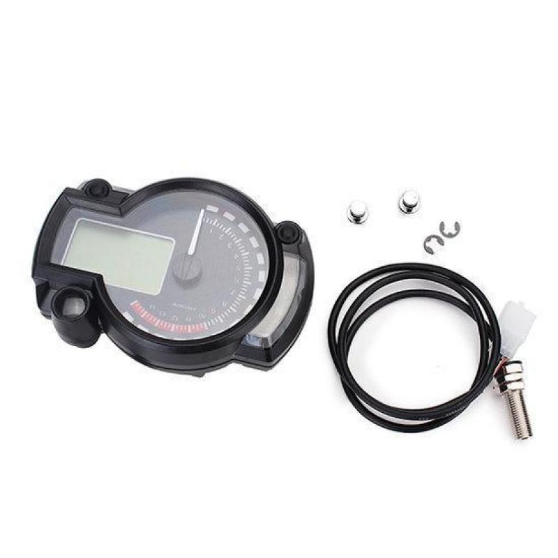 Adjustable Motorcycle Digital Speedometer LCD Digital Odo...