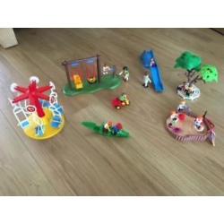 Playmobil speeltuin met vele accessoires en popjes