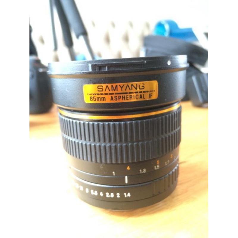 Samyang aspherical 85 mm f 1.4