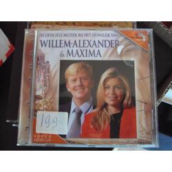 cd Willem Alexander en Maxima huwelijksmuziek(Z14-86)