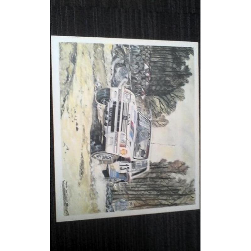 litho peugeot 205 rallye