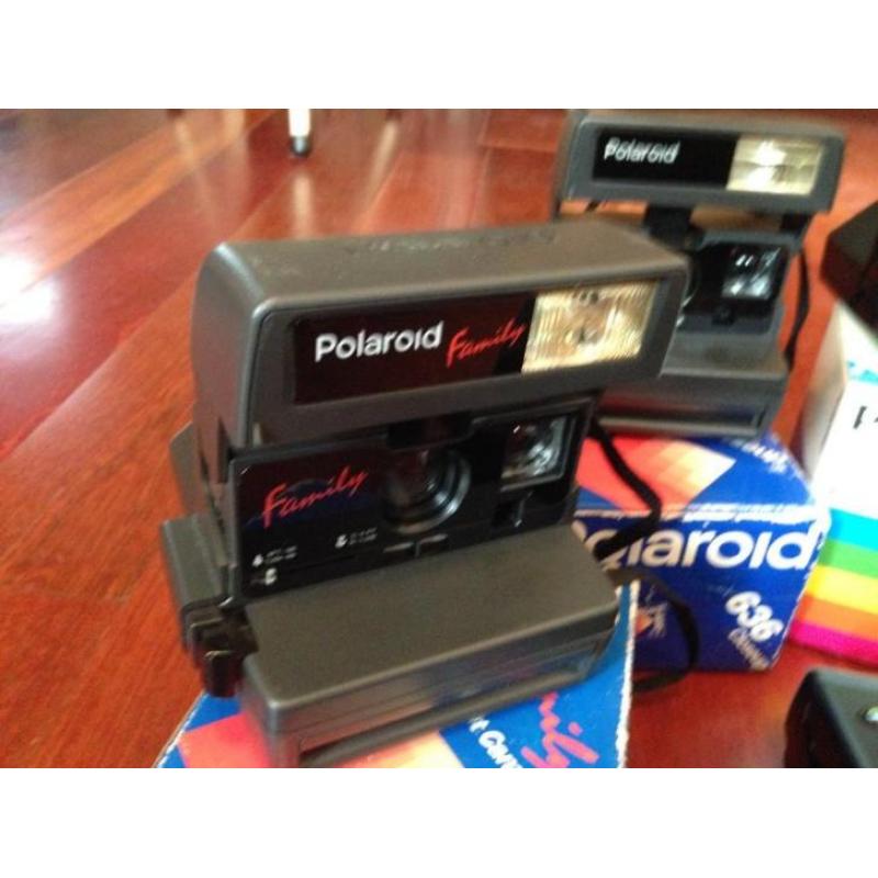 verzameling polaroid camera's 8 stuks