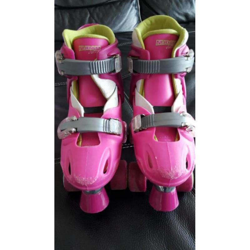 rolschaatsen Nijdam roze