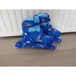 Inline skates kids sport blauw maat 32-35