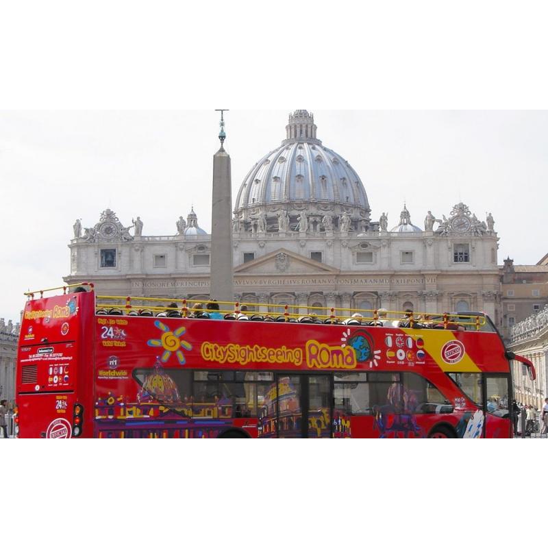 48 hour hop on hop off bus and Vatican Museums tickets