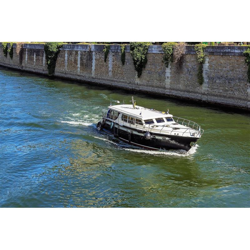 Seine cruise on a private motorboat