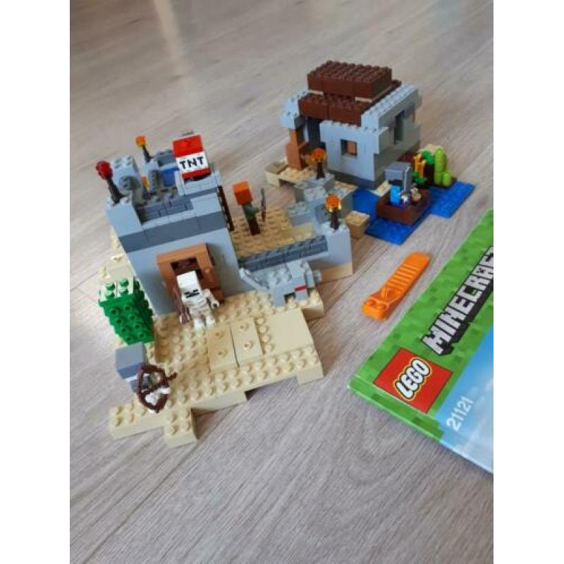 Lego Minecraft 21121 Woestijnuitkijkpost! Compleet!!