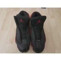 Jordan 13 Black/Red Maat 44