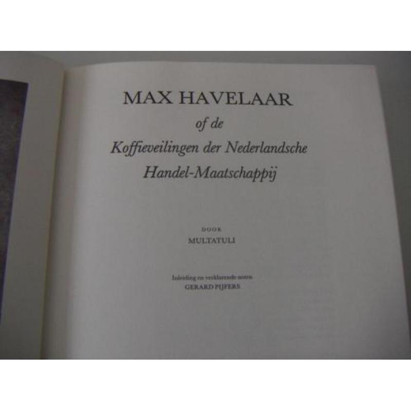 Max Havelaar , Multatuli. Gebonden en met diverse tekeningen