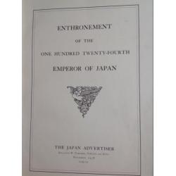 Prachtig boek 1928 kroning van de Japanse Keizer