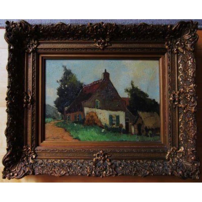 == Joop Kropff 1893-1979==boerderij in landschap==