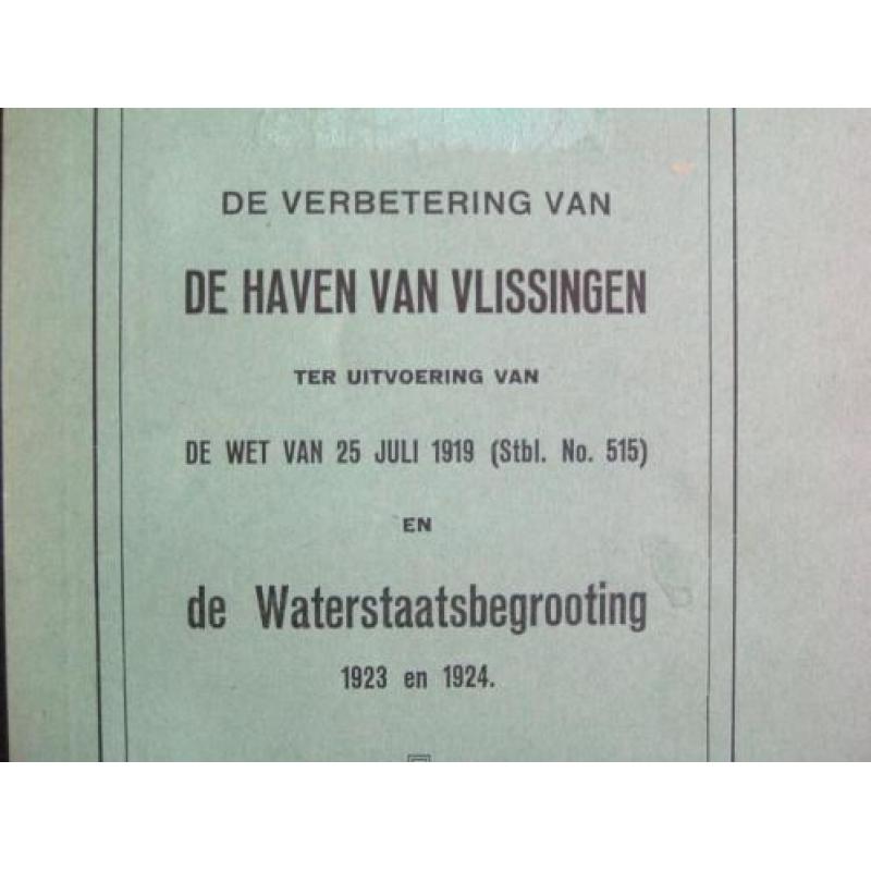 Verbetering haven Vlissingen - 1928