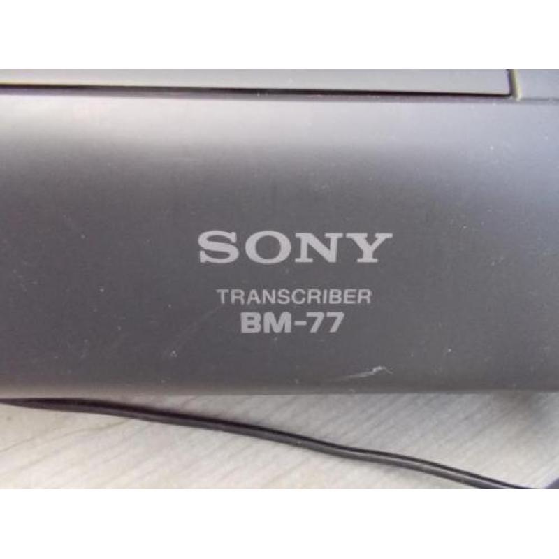 Sony BM-77 Opname Apparaat / Transcriber