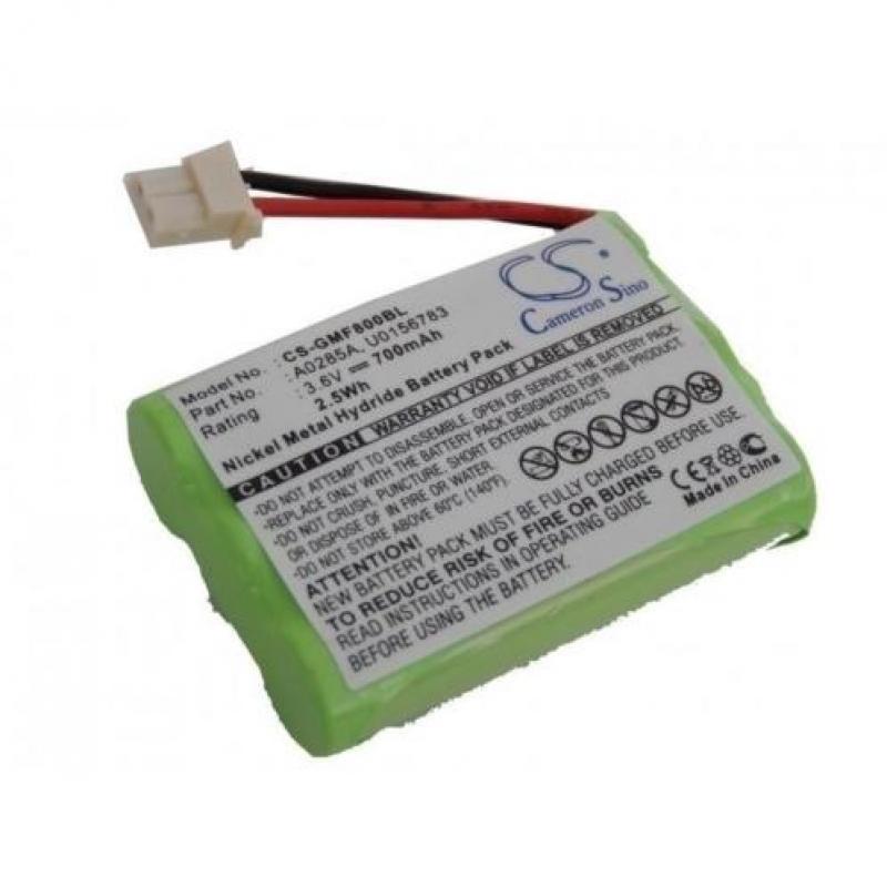 Replacement Accu Batterij CS-GMF800BL - 3.6V 700mAh