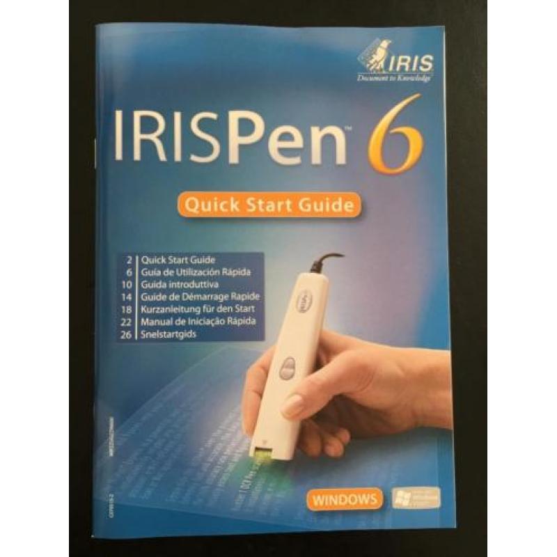 scanner iris pen 6 eenmaal gebruikt!