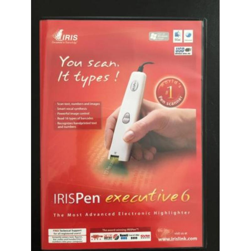 scanner iris pen 6 eenmaal gebruikt!