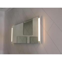 Luxe badkamer spiegel 200x70cm met LED kleurwissel en sensor