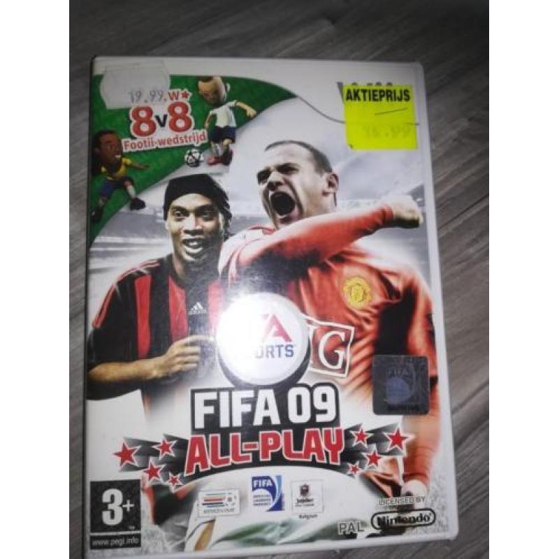 Wii games Fifa 09 11 12 en 13 pes 10