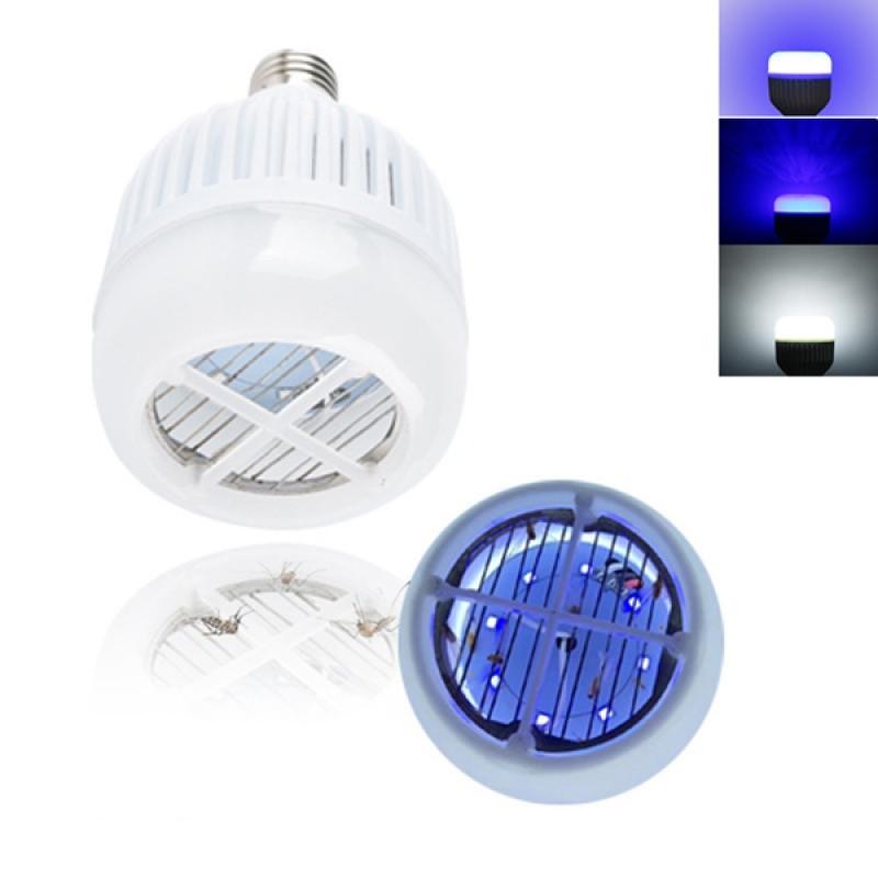 E27 15W Three Modes Anti Mosquito Flying Moths Killer Insects Zappers LED Light Bulb AC85 265V