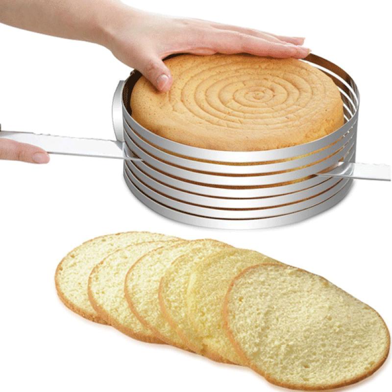 9 12Inch Stainless Steel Circle Mousse Ring Size Adjustable Cake Mould