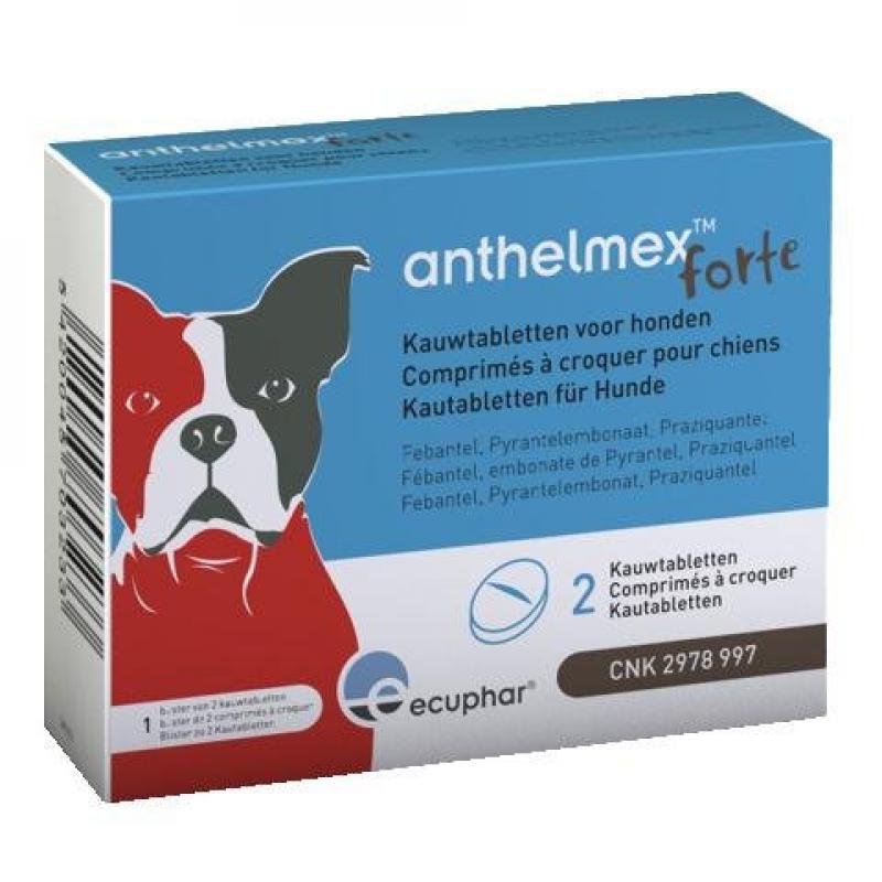 Anthelmex Anthelmex Forte kauwtabl Hond 48 tabl