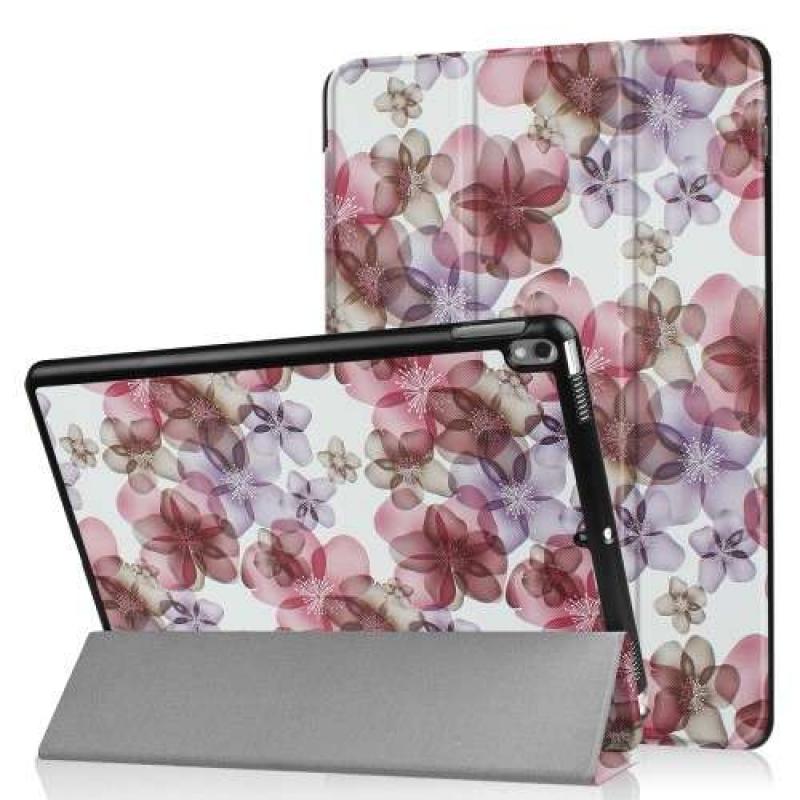 Apple iPad Pro 10.5 Hoesje Bloemen Tri fold B2Ctelecom